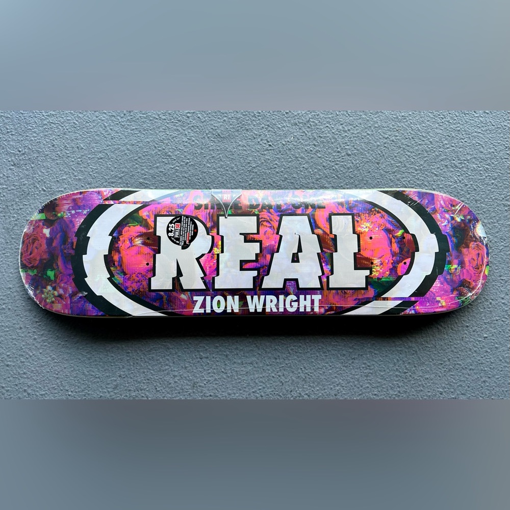 Real Skateboard Deck | Zion Wright | Size 8.25 | Multicolor